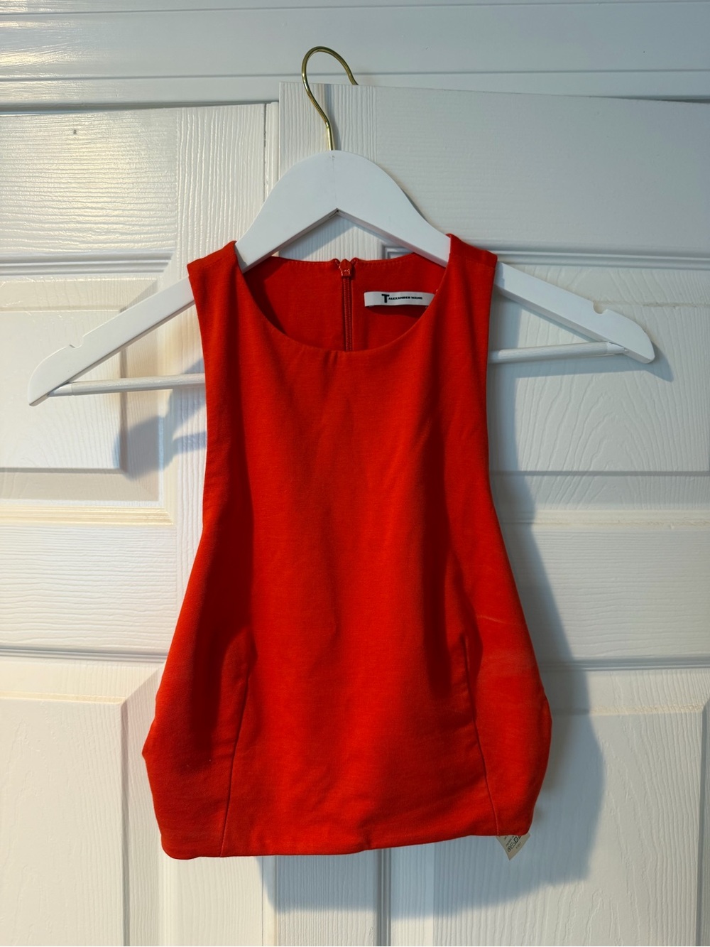 T Alexander Wang Women's Red Tank Top